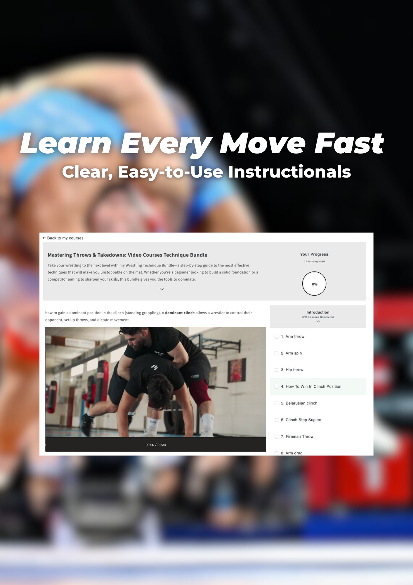 Master The Mat: Olympic-Level Technique