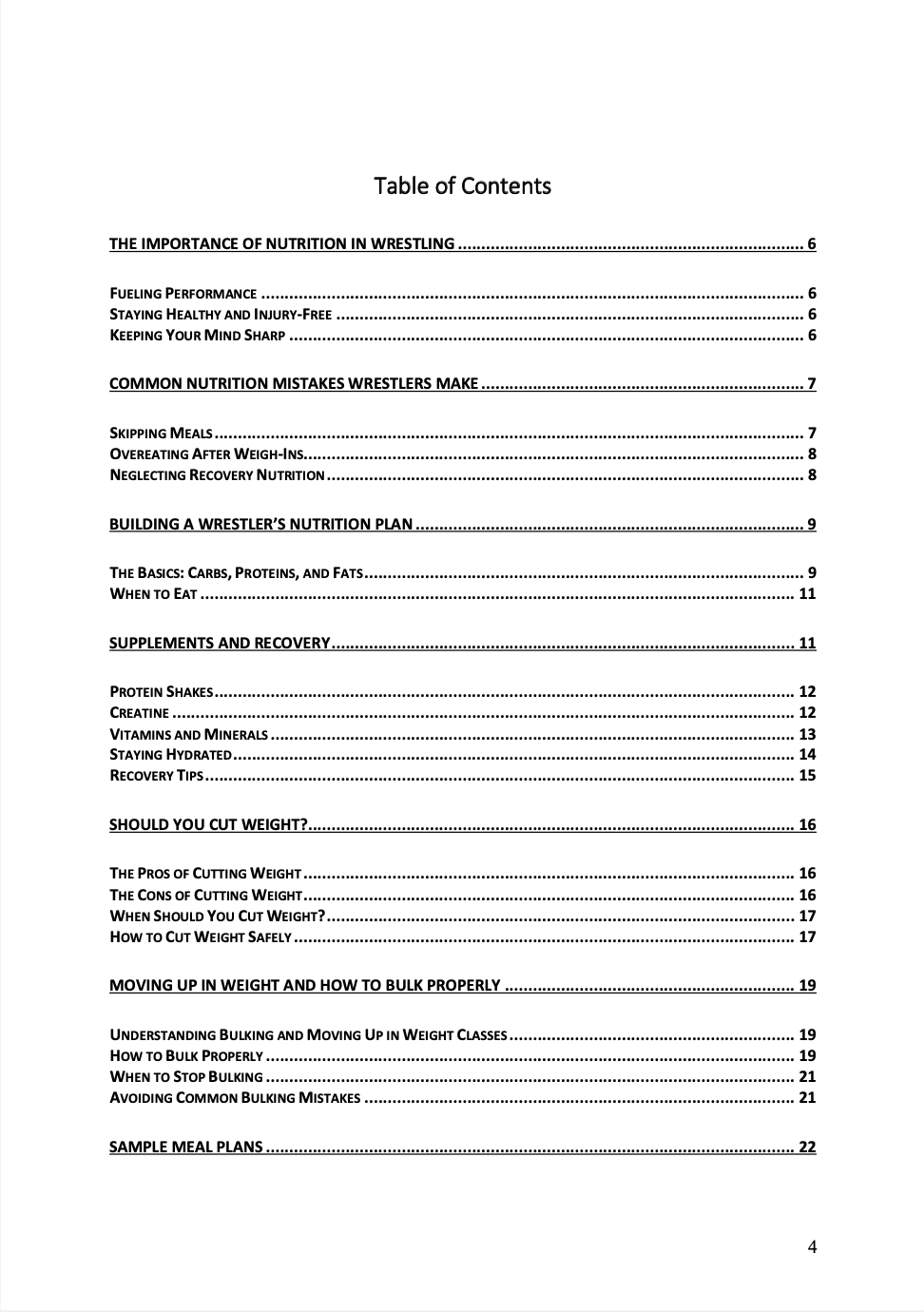 Complete E-book Series: Wrestling Essentials