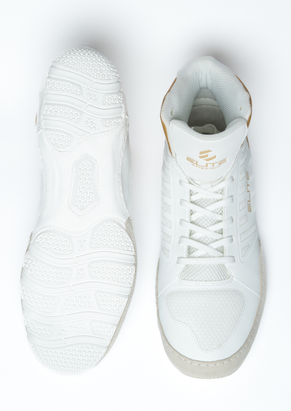 Apex Wrestling Shoe White/Gold